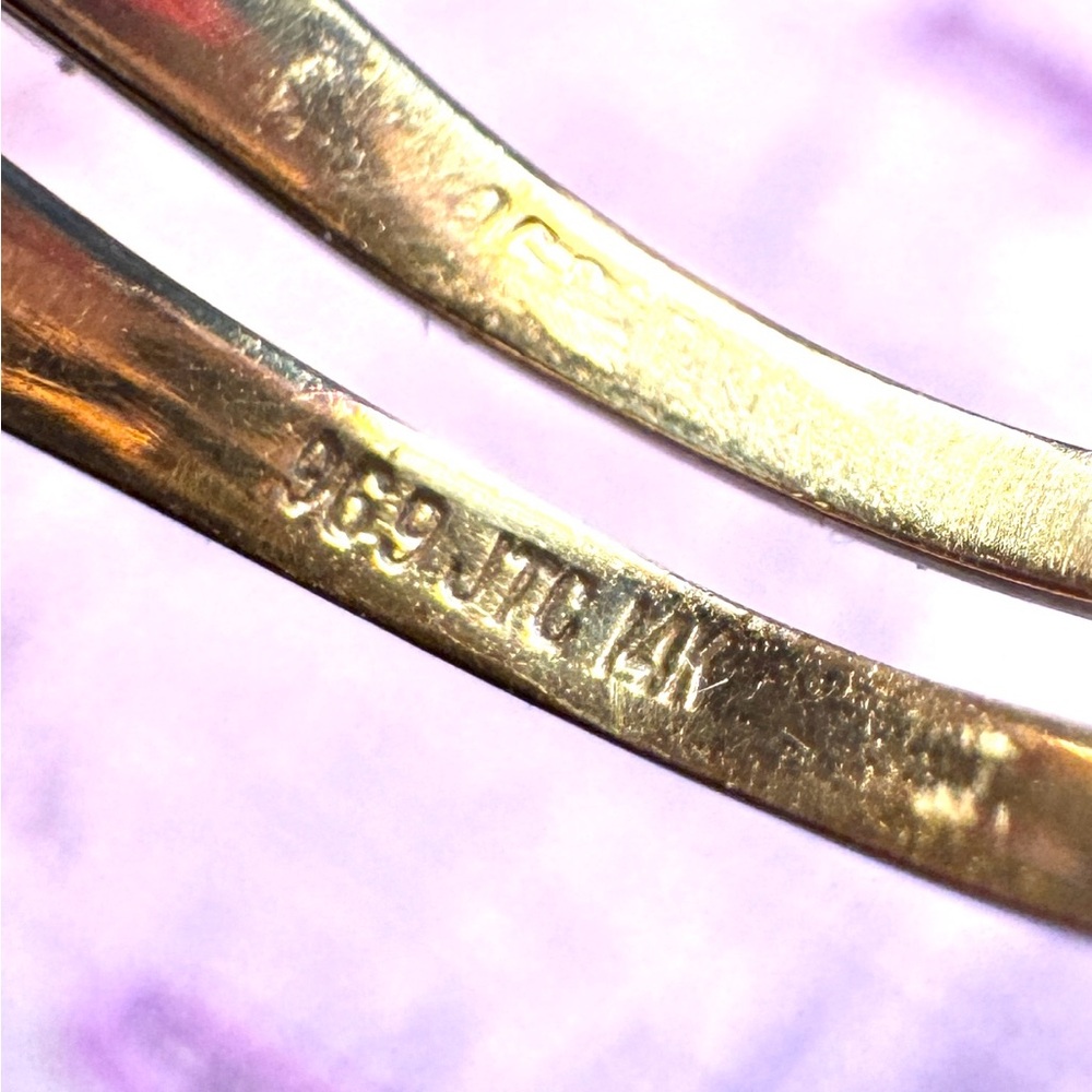 Vintage 14k Diamond Ring Set - Picture 7 of 7